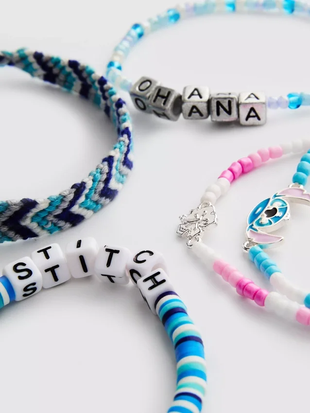 5-pakning med Disney Stitch-armbåndsett