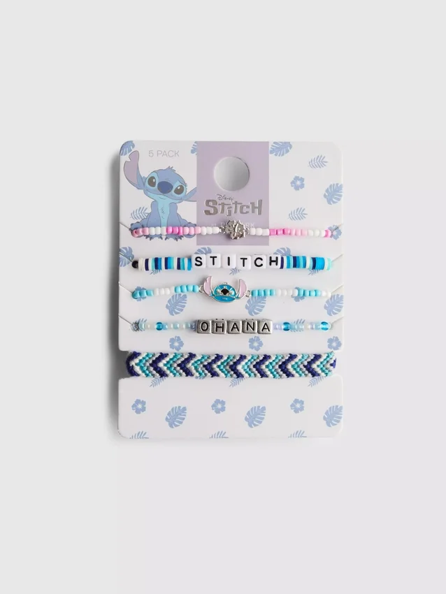 5-pakning med Disney Stitch-armbåndsett