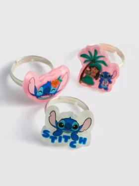 5-pakning med Disney-Stitch-smykkeringer
