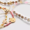 5-pakning med Disneys Winnie the Pooh-armbånd med perler og figurcharm