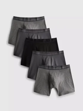 5-pakning med jacquard-trunks