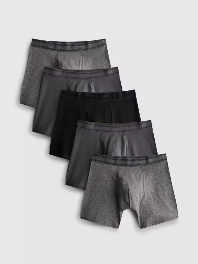 5-pakning med jacquard-trunks