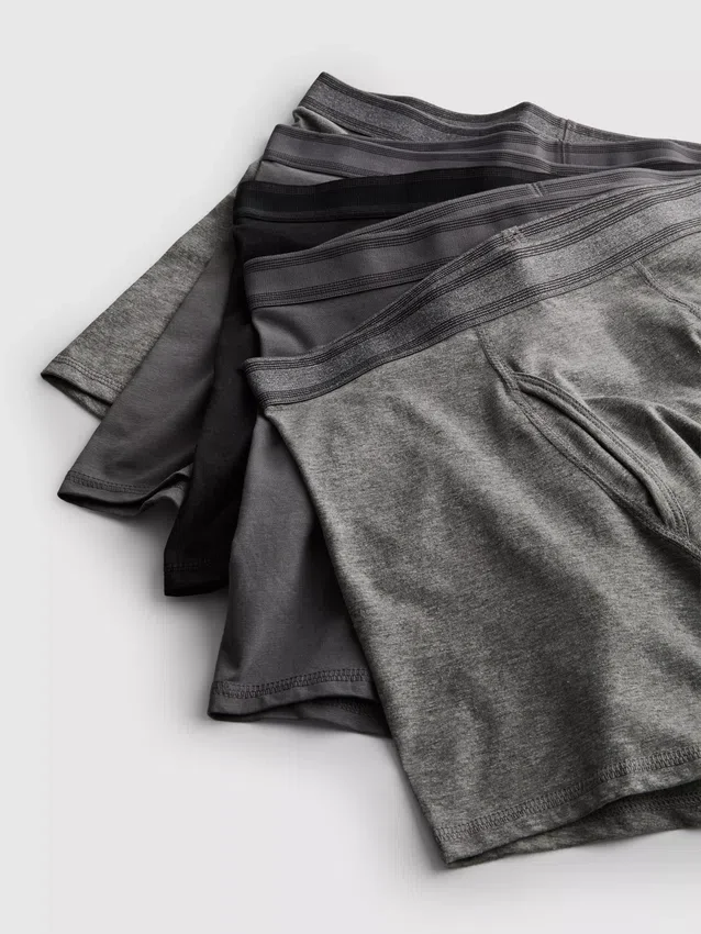 5-pakning med jacquard-trunks