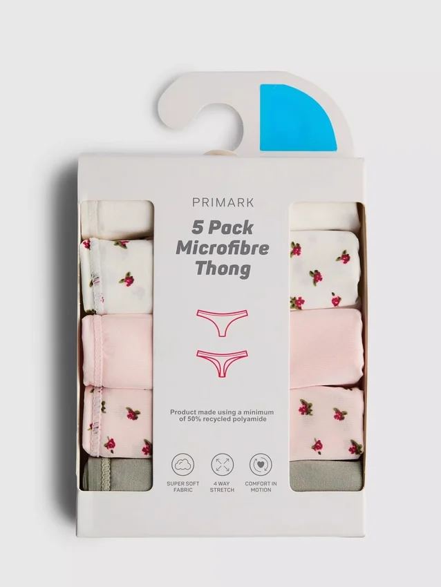 5-pakning med tanga i mikrofiber