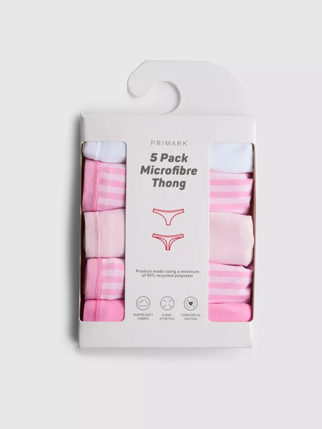 5-pakning med tanga i mikrofiber