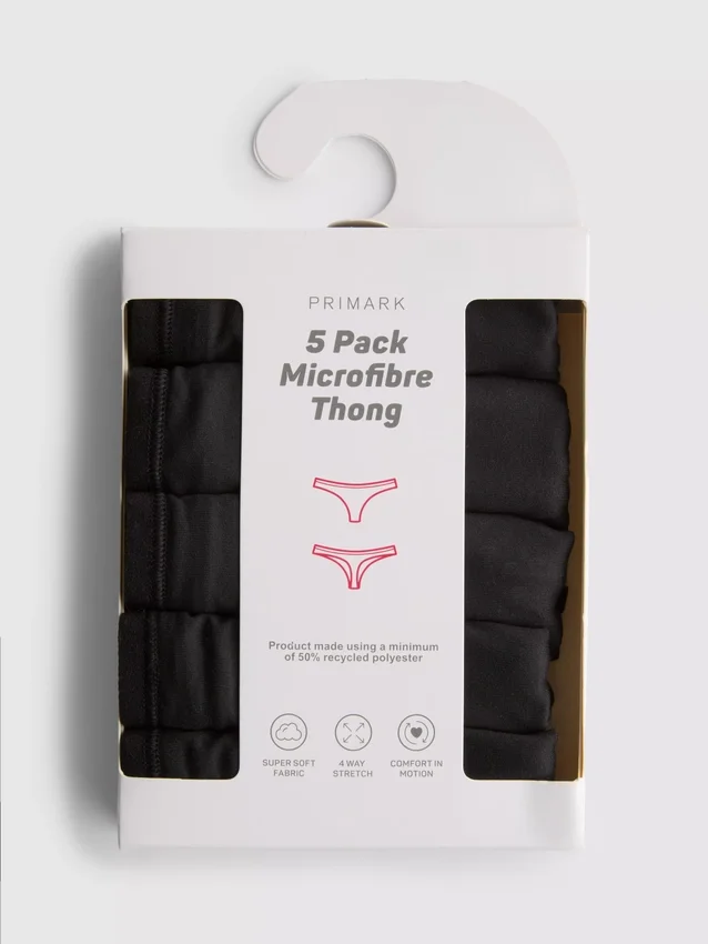 5-pakning med tanga i mikrofiber