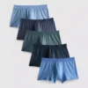 5-pakning ribbede premium-boxershorts