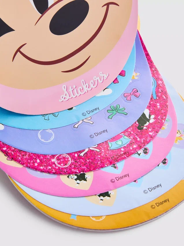 500-pakning med Disney-klistremerker med Minnie Mouse