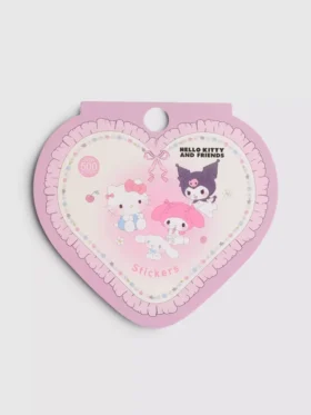 500-pakning med Hello Kitty og Cinnamoroll-klistremerker