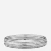 6-pakning med armbånd i polert metall