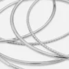 6-pakning med armbånd i polert metall