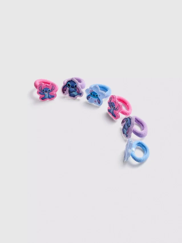 6-pakning med Disney-Stitch-hestehaleholdere