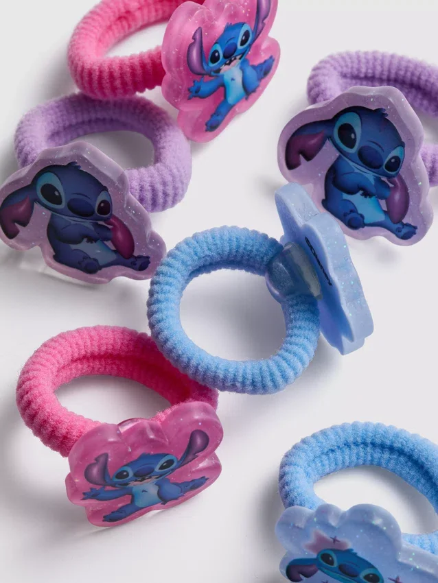 6-pakning med Disney-Stitch-hestehaleholdere