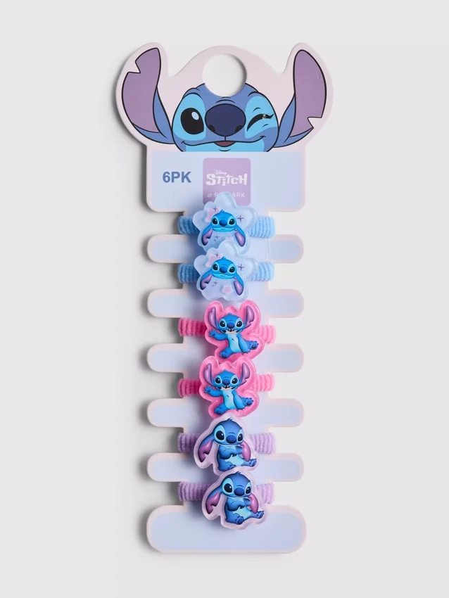 6-pakning med Disney-Stitch-hestehaleholdere