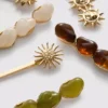 6-pakning med Paula Echevarría-hårspenner i «Celestial Resin»