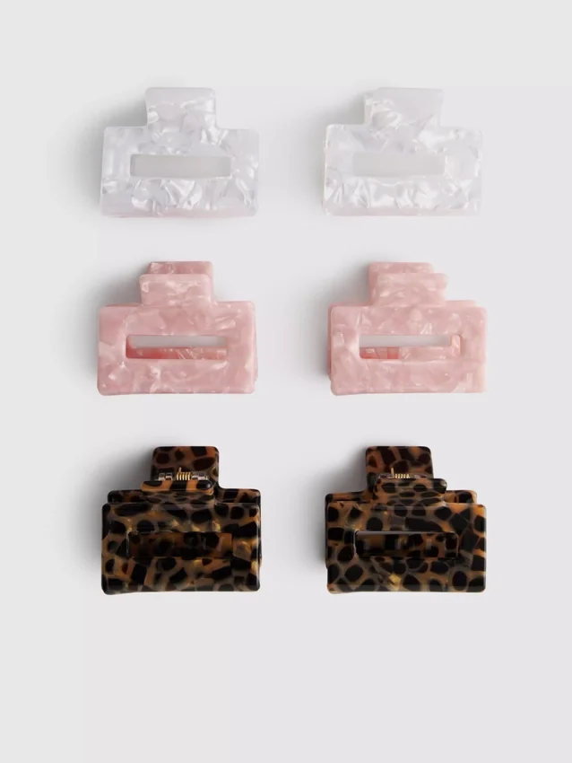 6-pakning med rektangulære kloklips