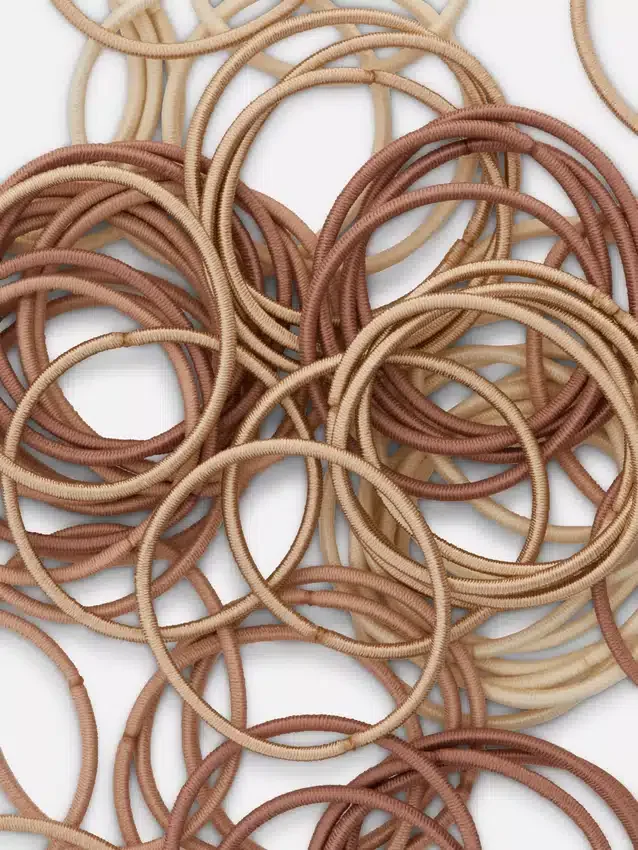 60-pakning med tykke elastiske hårbånd