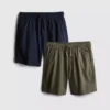 7–15 år | 2-pakk shorts med snøring