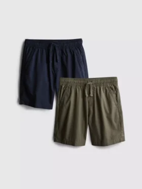 7–15 år | 2-pakk shorts med snøring