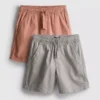 7–15 år | 2-pakk shorts med snøring