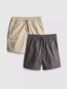 7–15 år | 2-pakk shorts med snøring
