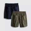 7–15 år | 2-pakk shorts med snøring