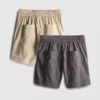 7–15 år | 2-pakk shorts med snøring