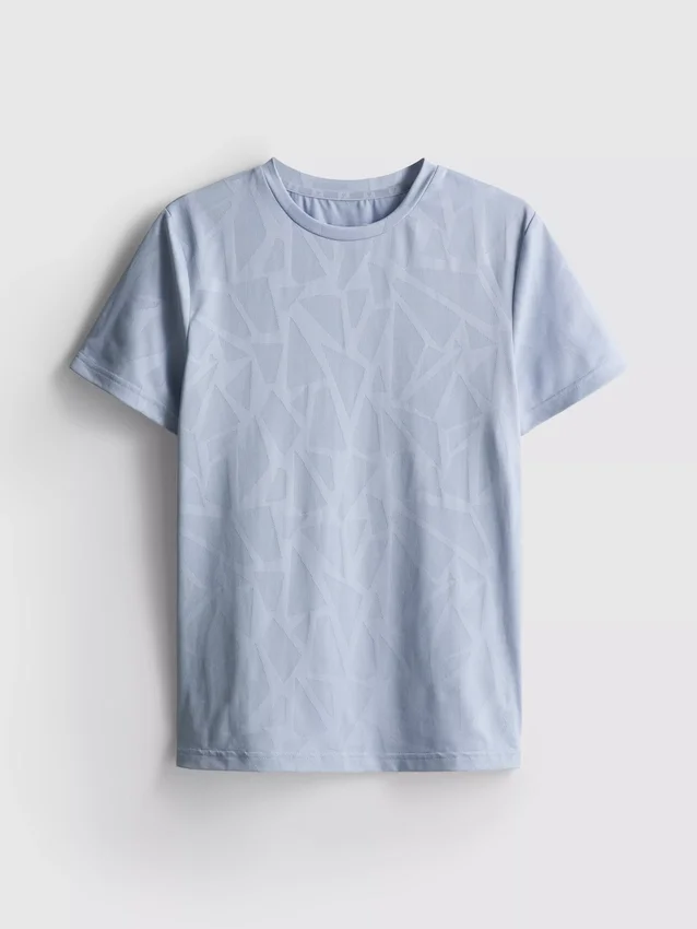 7–15 år | aktiv jacquard-T-skjorte
