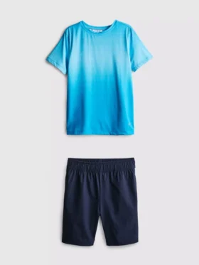 7–15 år | Aktivt sett med T-skjorte og shorts