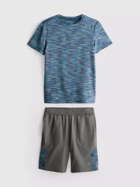 7–15 år | Aktivt sett med T-skjorte og shorts