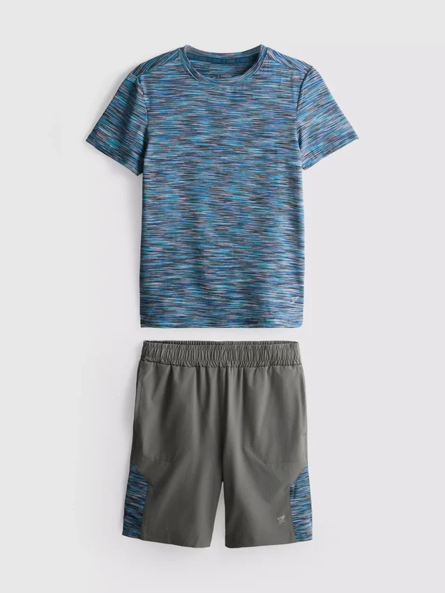 7–15 år | Aktivt sett med T-skjorte og shorts