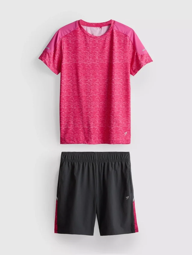 7–15 år | Aktivt sett med T-skjorte og shorts