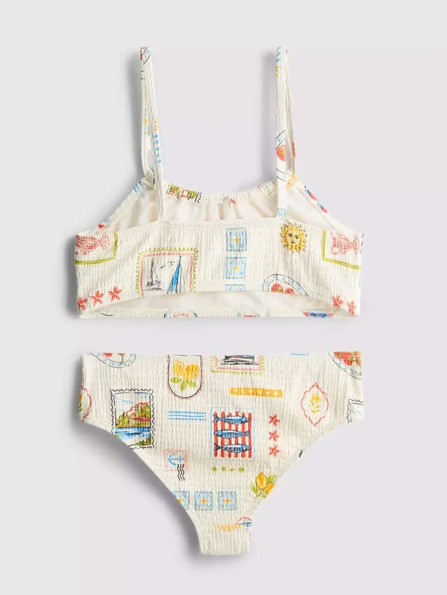 7–15 år | Bikini med postkortmotiv