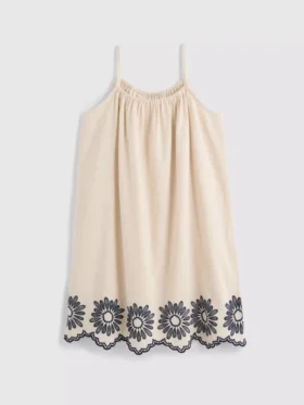 7–15 år | brodert cami-smockkjole
