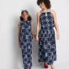 7–15 år | brodert ermeløs bluse
