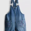 7–15 år | broderte denim-overaller