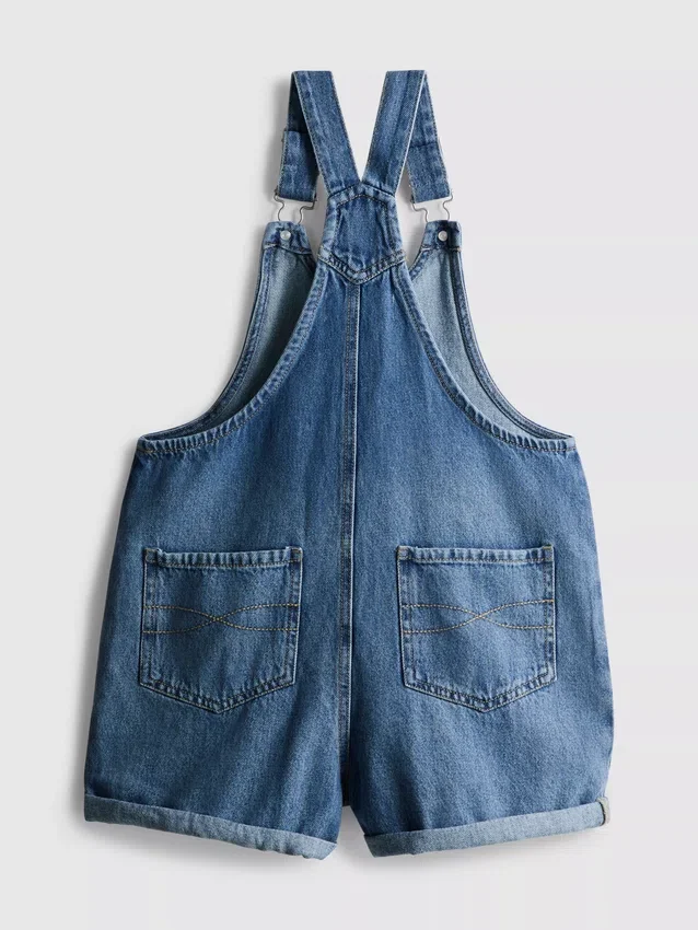 7–15 år | broderte denim-overaller