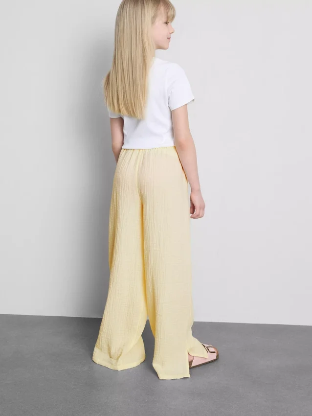 7–15 år | bukser med krøllet tekstur