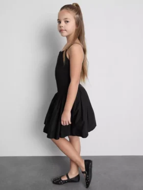 7–15 år | Cami-kjole med rynker