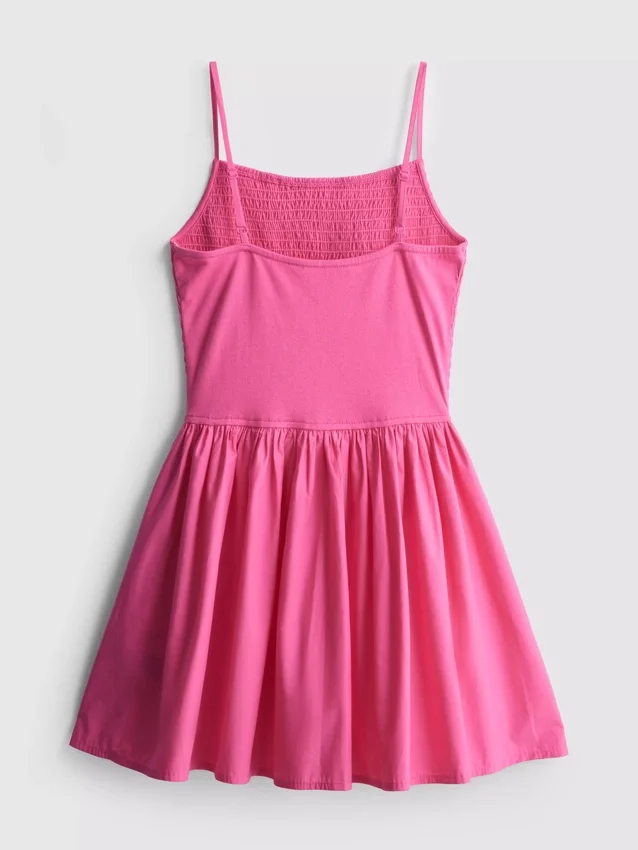 7–15 år | Cami-kjole med rynker