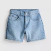 7–15 år | denimshorts med strassbue