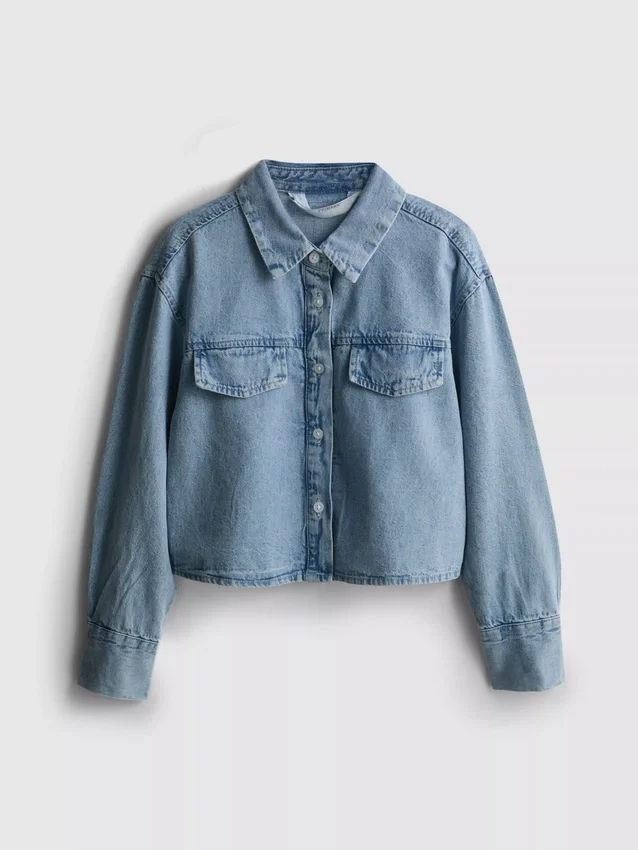 7–15 år | denimskjorte
