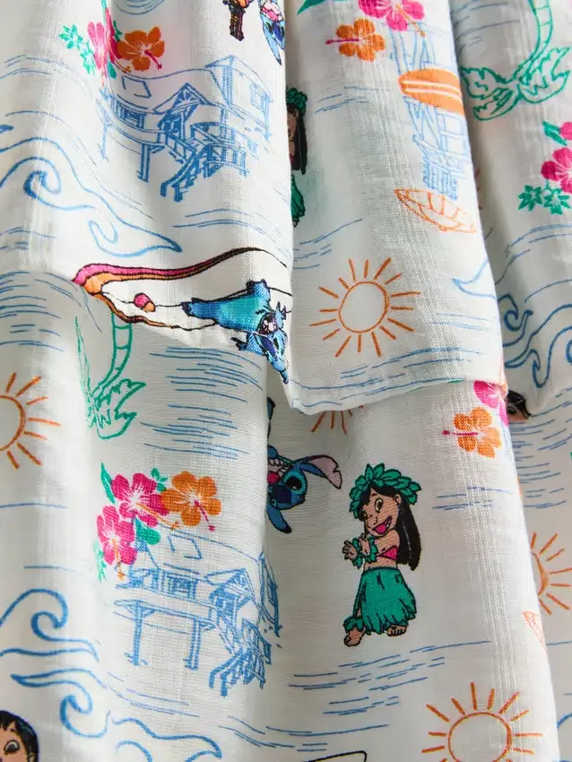 7–15 år | Disney-sett med Stitch-top og Rara-skjørt