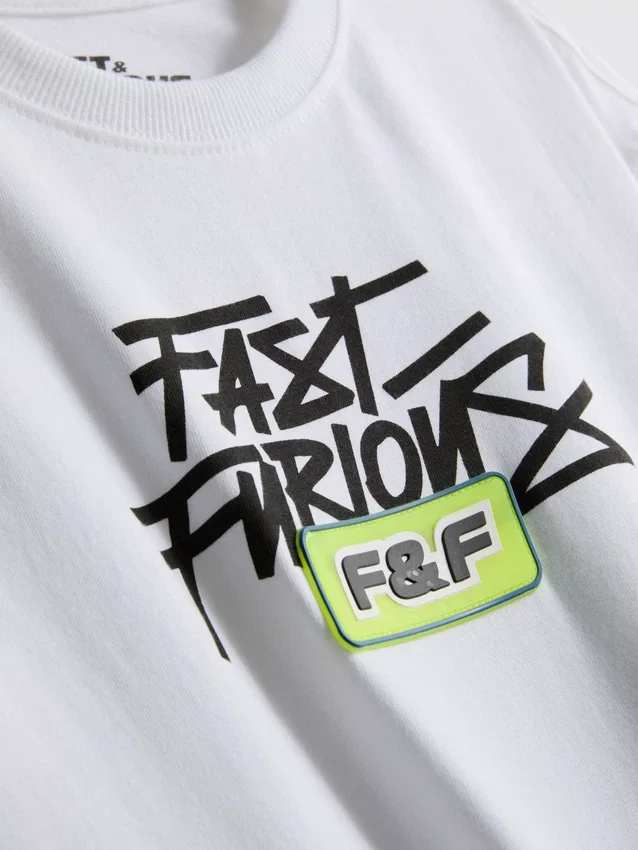 7–15 år | «Fast and Furious»-T-skjorte
