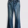 7–15 år | flare-Jeans med belte