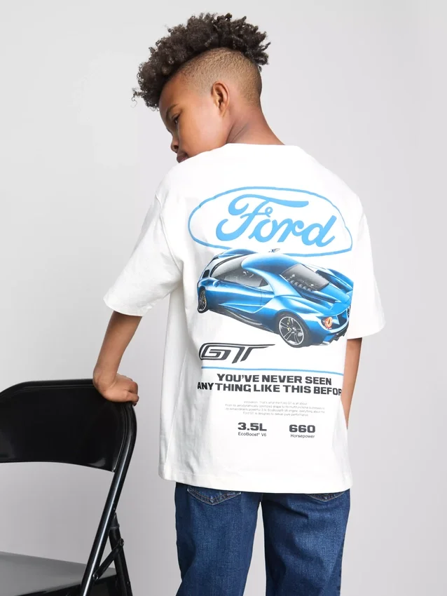 7–15 år | Ford-grafisk T-skjorte