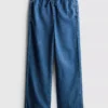 7–15 år | Jeans med elastisk linning