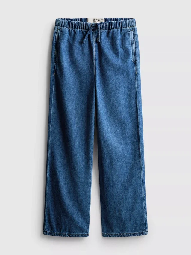 7–15 år | Jeans med elastisk linning