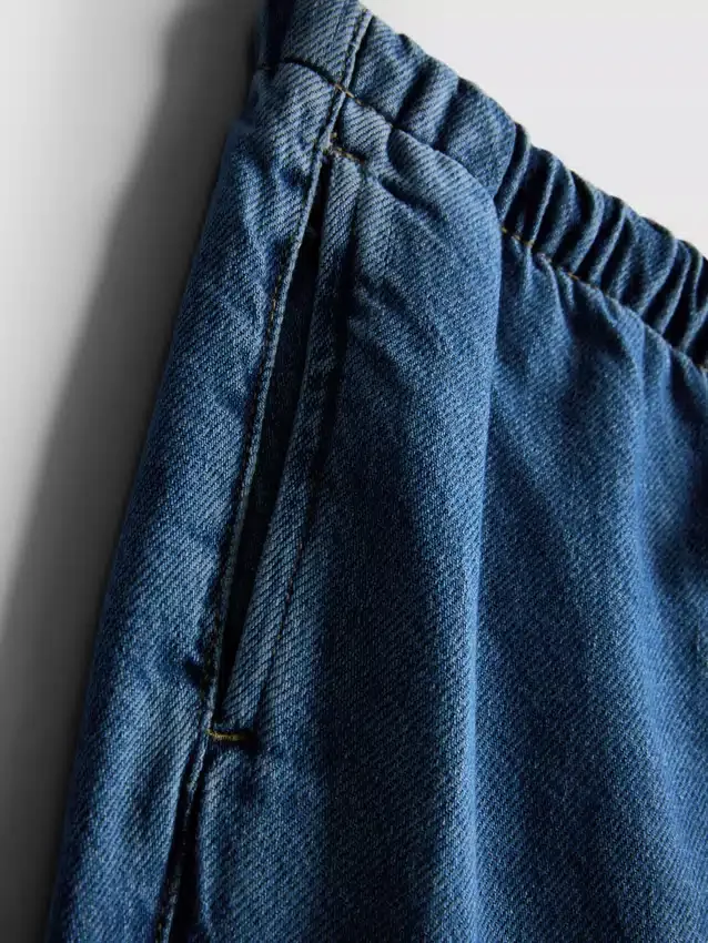 7–15 år | Jeans med elastisk linning