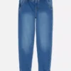 7–15 år | Jeans med oppbrettede bukseben